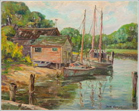 Mattituck Creek by Helen M. Kroeger