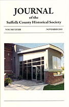 Journal of the Suffolk County Historical Society from 2019